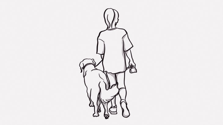 【閲覧注意】犬を散歩中の女性、絶対にトラウマになる現場を見てしまう･･･（動画）