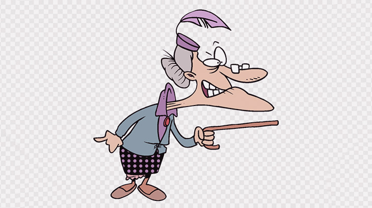 マスクをしていないことを注意されたお婆ちゃん、ブチギレ（動画）