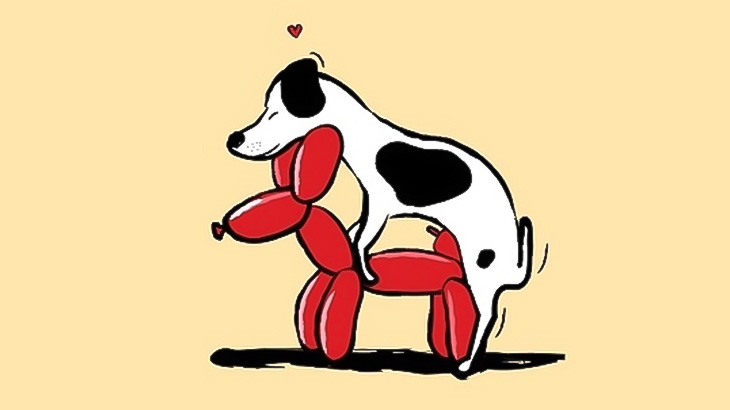 酔っ払って路上で寝る男、犬にレイプされてしまう（動画）