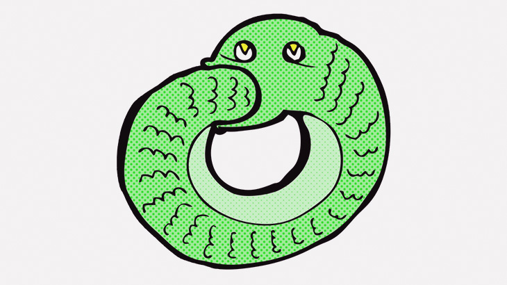 ヘビ「他のヘビ丸飲みしたけどやっぱり無理だったんで吐き出しますね」（動画）