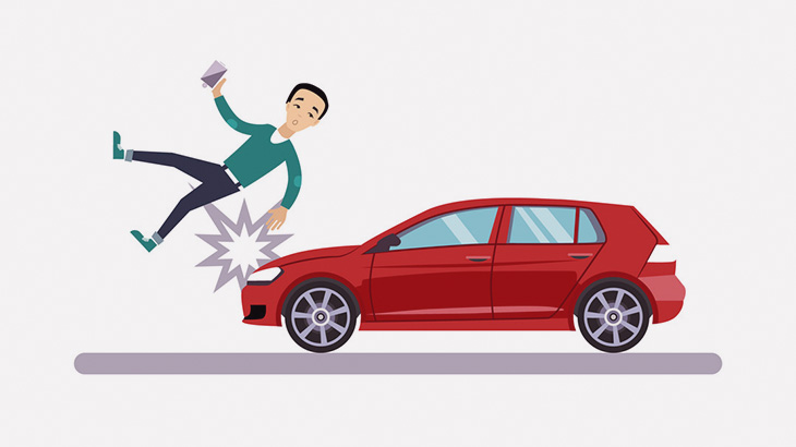 車に跳ね飛ばされる人々コンピレーション（動画）