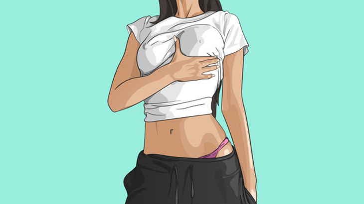 マンさん、色んな場所でおっぱいポロンしてしまう（動画）