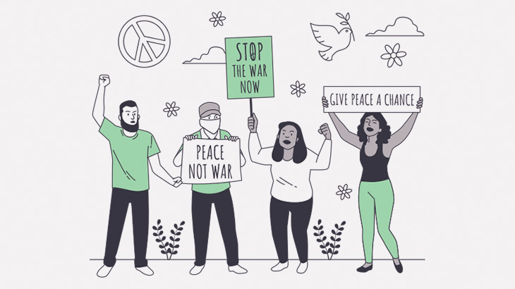 ロシア国内、警察と反戦抗議者たちが争っている模様（動画）