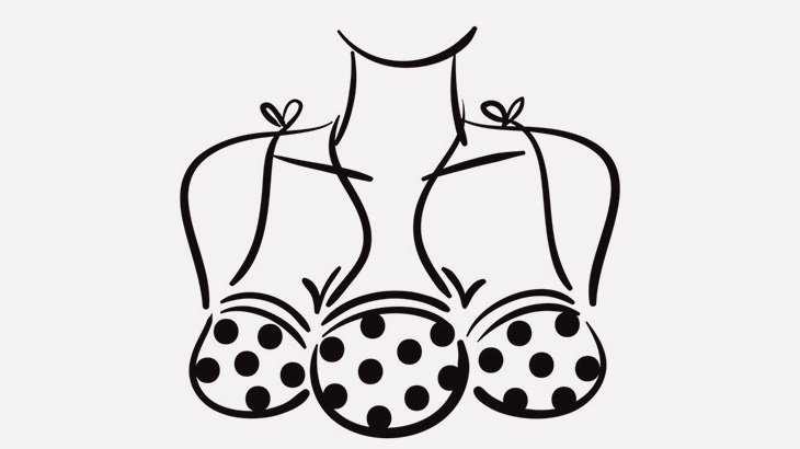 オッパイが3つある女性が撮影される（動画）