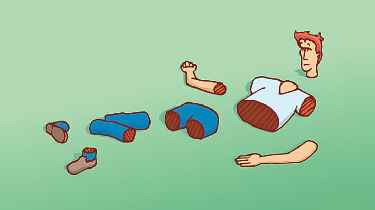 【閲覧注意】パズルにされた人間の死体が撮影される（画像）