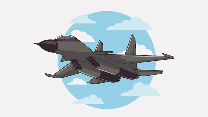 ロシア軍の戦闘機を撃ち落とすウクライナ軍。まるで映画（動画）