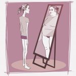 拒食症の女性の体、ヤバすぎ･･･（画像）