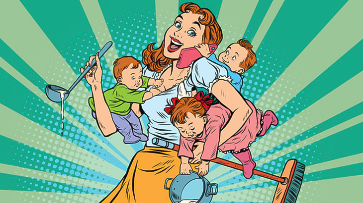 疲れすぎたママが撮影される（動画）