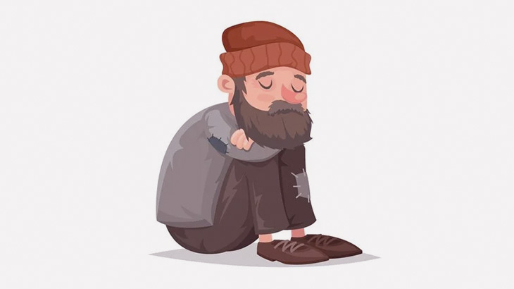 【閲覧注意】ホームレスの男、見ず知らずの人間にこんな目に遭ってしまう･･･（動画）