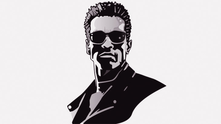 未来から転送されてきたばかりのターミネーターが撮影される（動画）