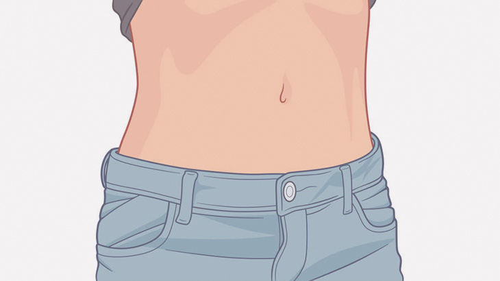 でべそなんてレベルじゃない女性が撮影される（動画）