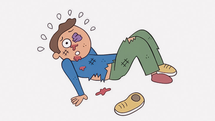 バーを襲撃に来た2人の男、ボコボコにされる（動画）