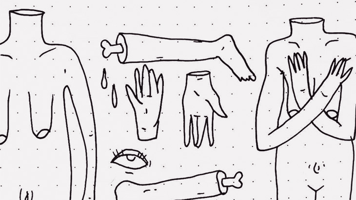 【閲覧注意】路上で4分の1だけになった女性の死体が発見される（動画）