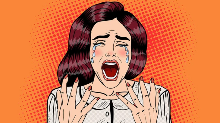 彼氏に別れを告げられた女性、発狂してしまう（動画）