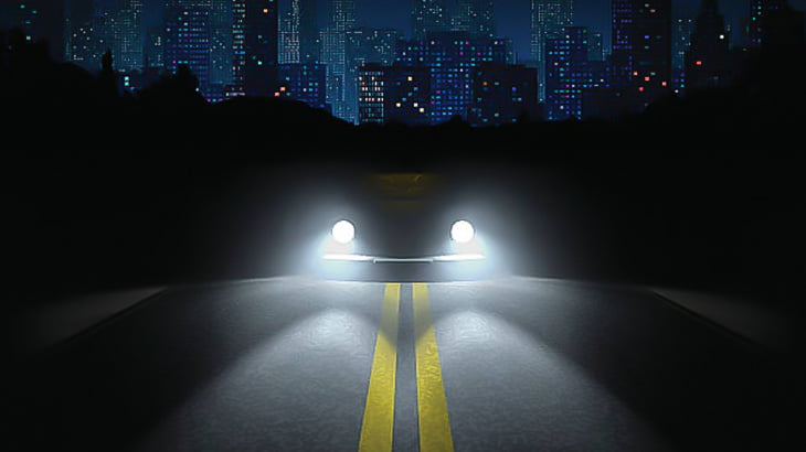 【微閲覧注意】夜道を走っていた車、予想外なことに･･･（動画）