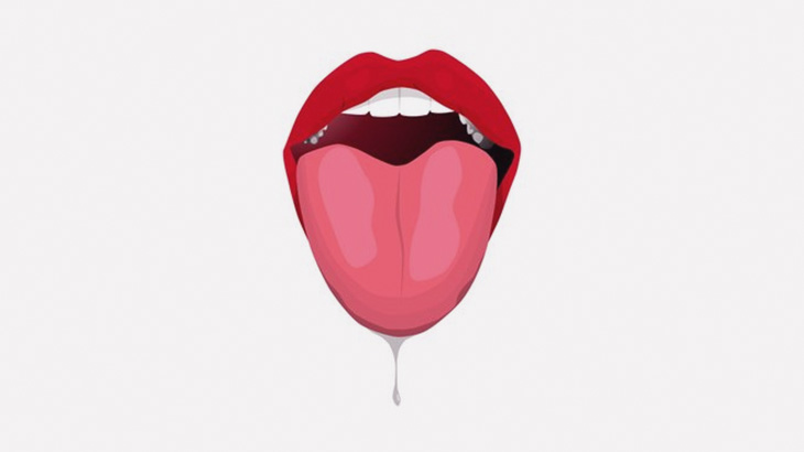 女さん、ネバネバした唾液を垂らしてスマホのロックを解除してしまう（動画）