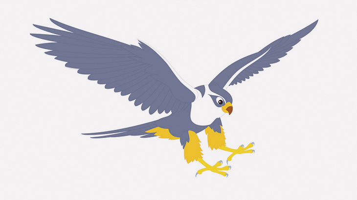 高所の窓拭き作業員さん、鷹に襲われてしまう（動画）