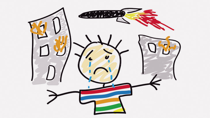 【閲覧注意】爆撃で死んでしまった子供たち（動画）