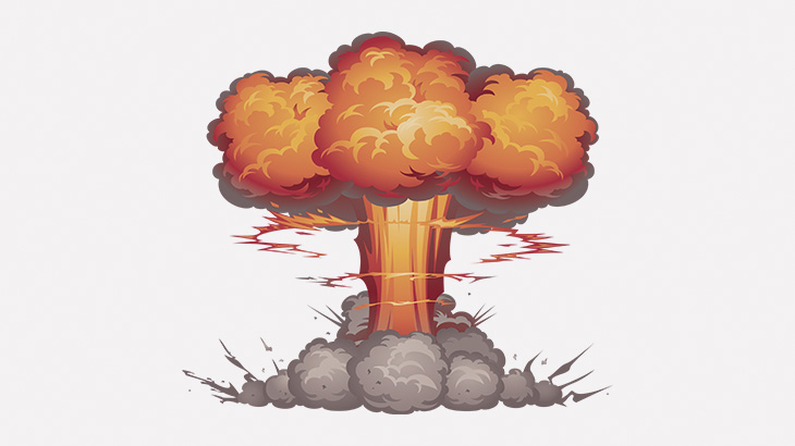 1958年に行われた核実験映像