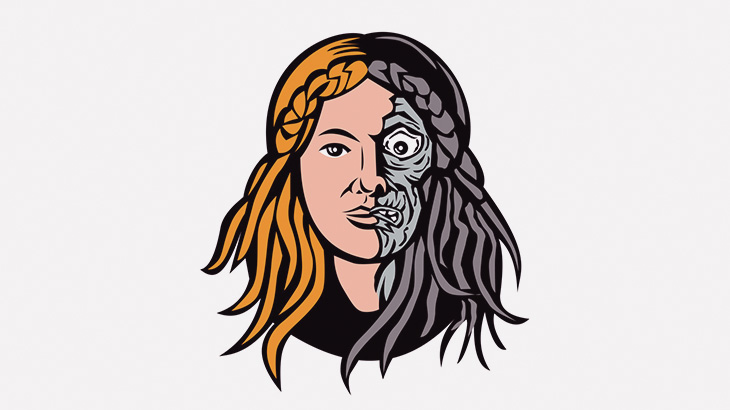 【閲覧注意】この女性の顔、半分腐ってる･･･（画像）