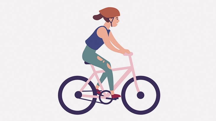 サイクリングしてた女性、とある野生生物に襲われてしまう（動画）