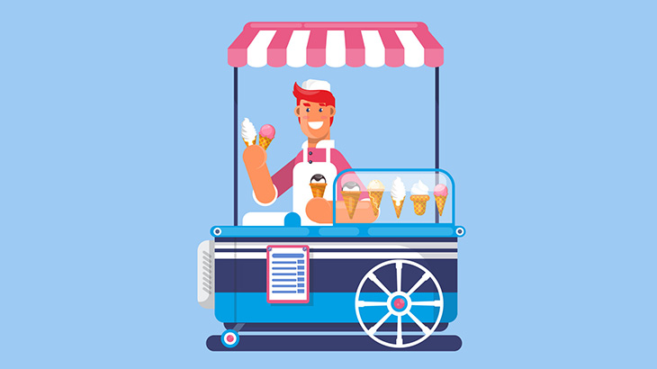 このアイスクリーム、食べられる･･･？（動画）