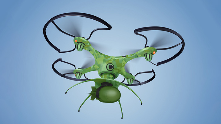 【ウクライナ】ドローンで爆弾を投下、ロシア兵士を殺害（動画）