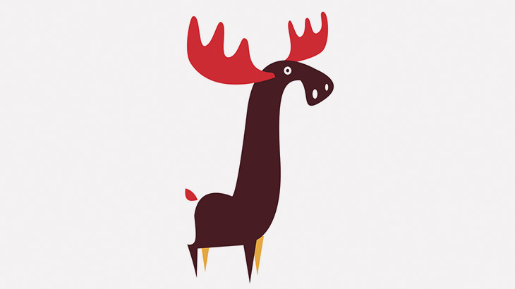 クマさん、ヘラジカには敵わない模様（動画）