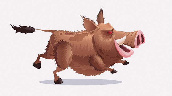 【閲覧注意】イノシシの屠殺に失敗した男、こうなる･･･（動画）