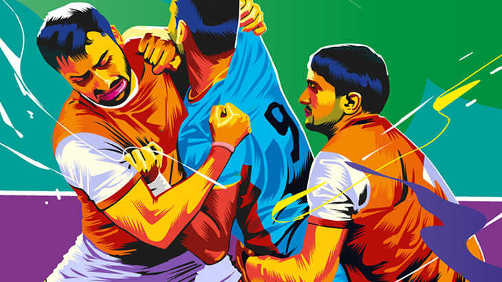 カバディ選手、試合中に銃殺されてしまう（動画）