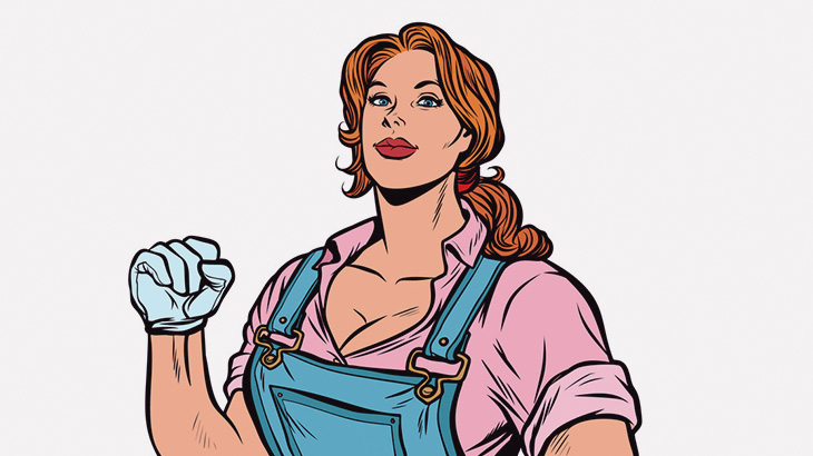 3人の女 vs ガタイが良すぎる女（動画）