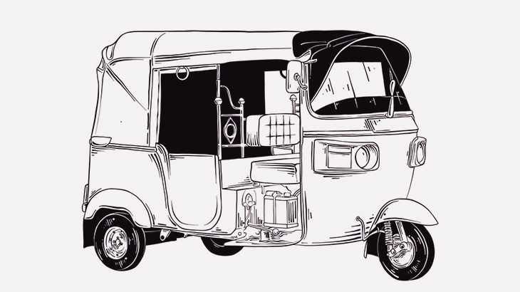 警察「そこの三輪タクシー止まりなさい」→ 27人乗ってた（動画）