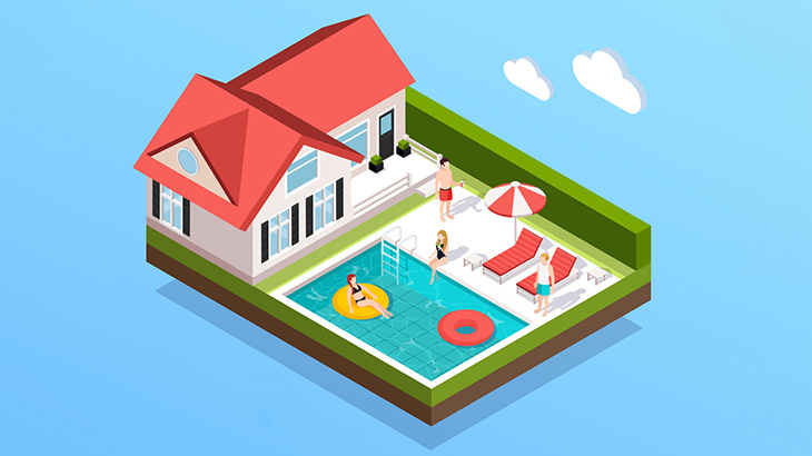 めちゃくちゃ汚くなった自宅のプールを綺麗にしてみた（動画）