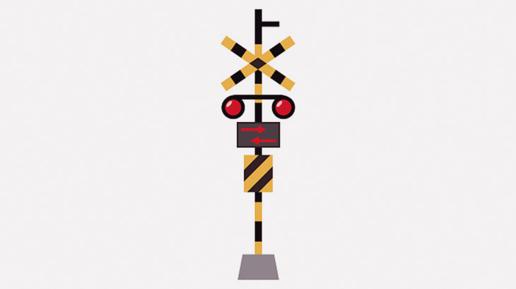 自転車に乗った男「電車来ないし線路渡っちゃお！」 → 轢かれかける（動画）