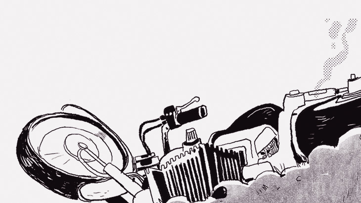 【閲覧注意】事故ったバイカーさん、バラバラになってしまう･･･（動画）