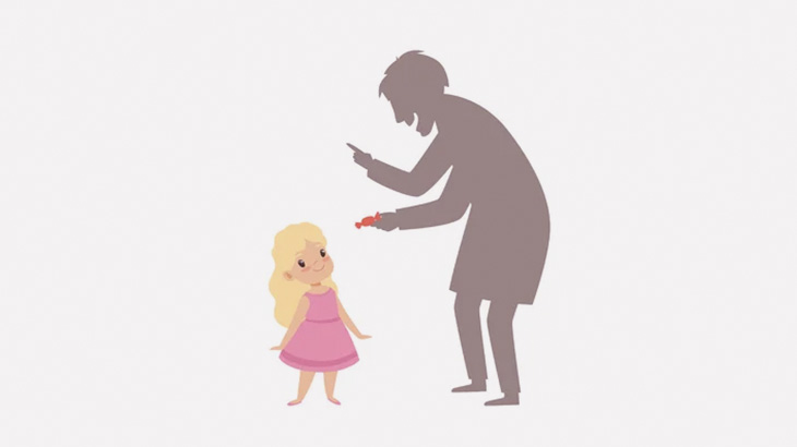 この幼女、エレベーターの中でロリコン男にこんなことをされてしまう（動画）