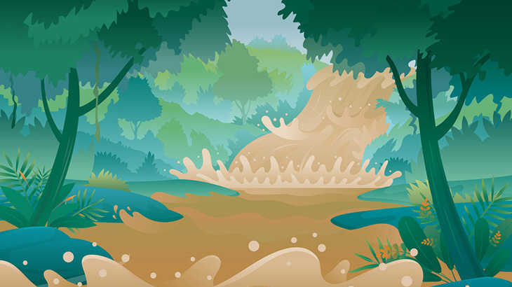 男「鉄砲水が向かってくる様子を撮影したろ！」 → 流される（動画）