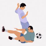 サッカー選手「いま腕さわられた！」 → 地面に倒れる（動画）