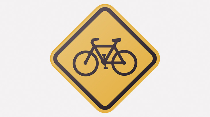 自転車の男「なんだこの標識？」 → その通りのことが目の前で起こる（動画）