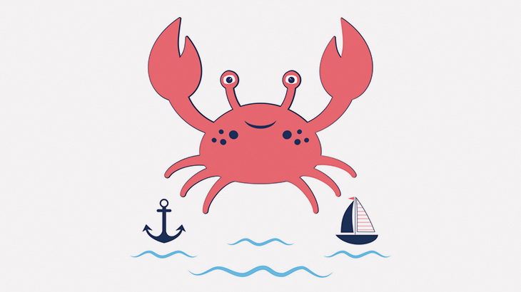 カニさん、こんなふうに泳ぐことが可能（動画）