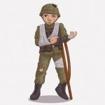 【閲覧注意】戦場で負傷した兵士、麻酔なしで腕を切断される･･･
