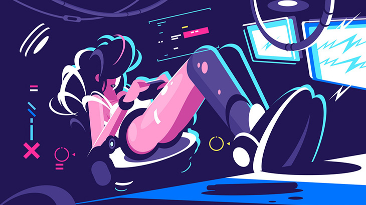 女性「超快適なゲーミング環境を紹介するわね！」（動画）