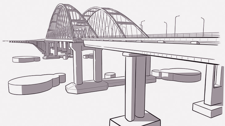 ロシアとクリミア半島結ぶ橋で爆発。攻撃か事故か（動画）