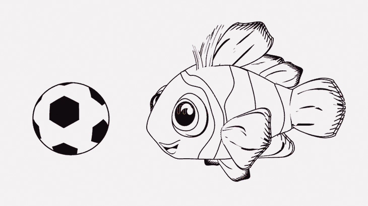 このお魚さん、サッカー上手すぎ（動画）