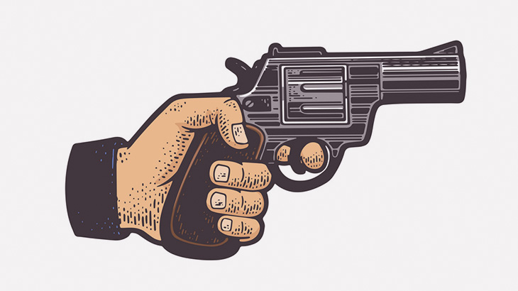 【閲覧注意】1台の車に銃を突きつけた強盗、即射殺される（動画）