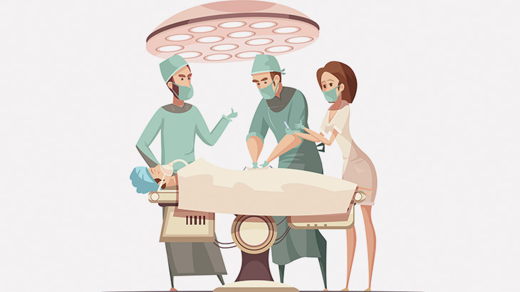 【閲覧注意】負傷した足を切断して縫い合わせる手術（動画）