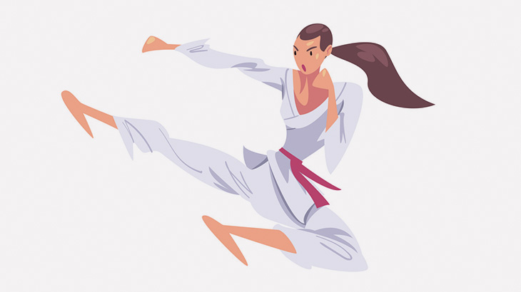 ちょっとジャンプした女性、足首骨折（動画）