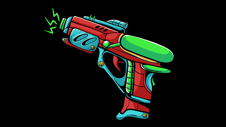 霊媒師さん、音が鳴るオモチャの銃で除霊（動画）