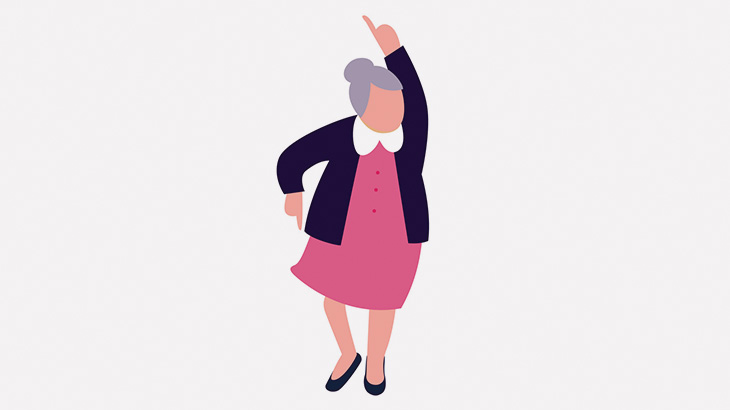 絶景をバックに踊るおばさん、悲劇的な結末（動画）