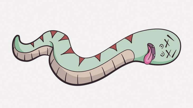 身の危険を感じると死んだふりをするヘビ「シシバナヘビ」（動画）